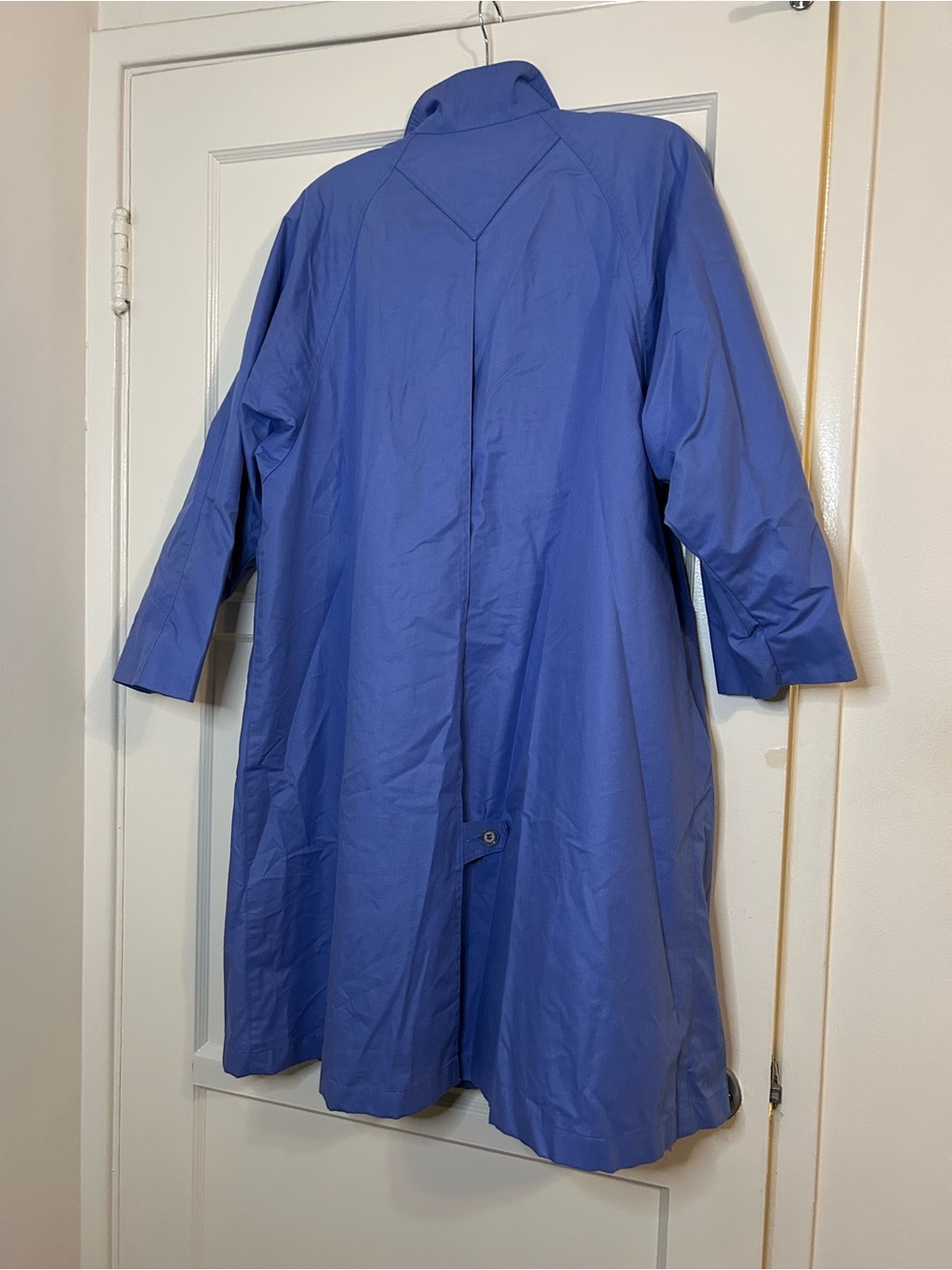 Vintage London Fog Lightweight Blue Trench Coat - Picture 4 of 8